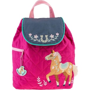 image:imageStephen Joseph Unisex Toddler Back to School Quilted Backpack One Size Horse