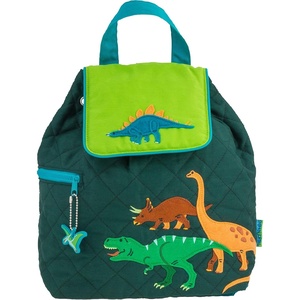 image:imageStephen Joseph Unisex Toddler Back to School Quilted Backpack One Size Shark Dark BlueGreen Dino