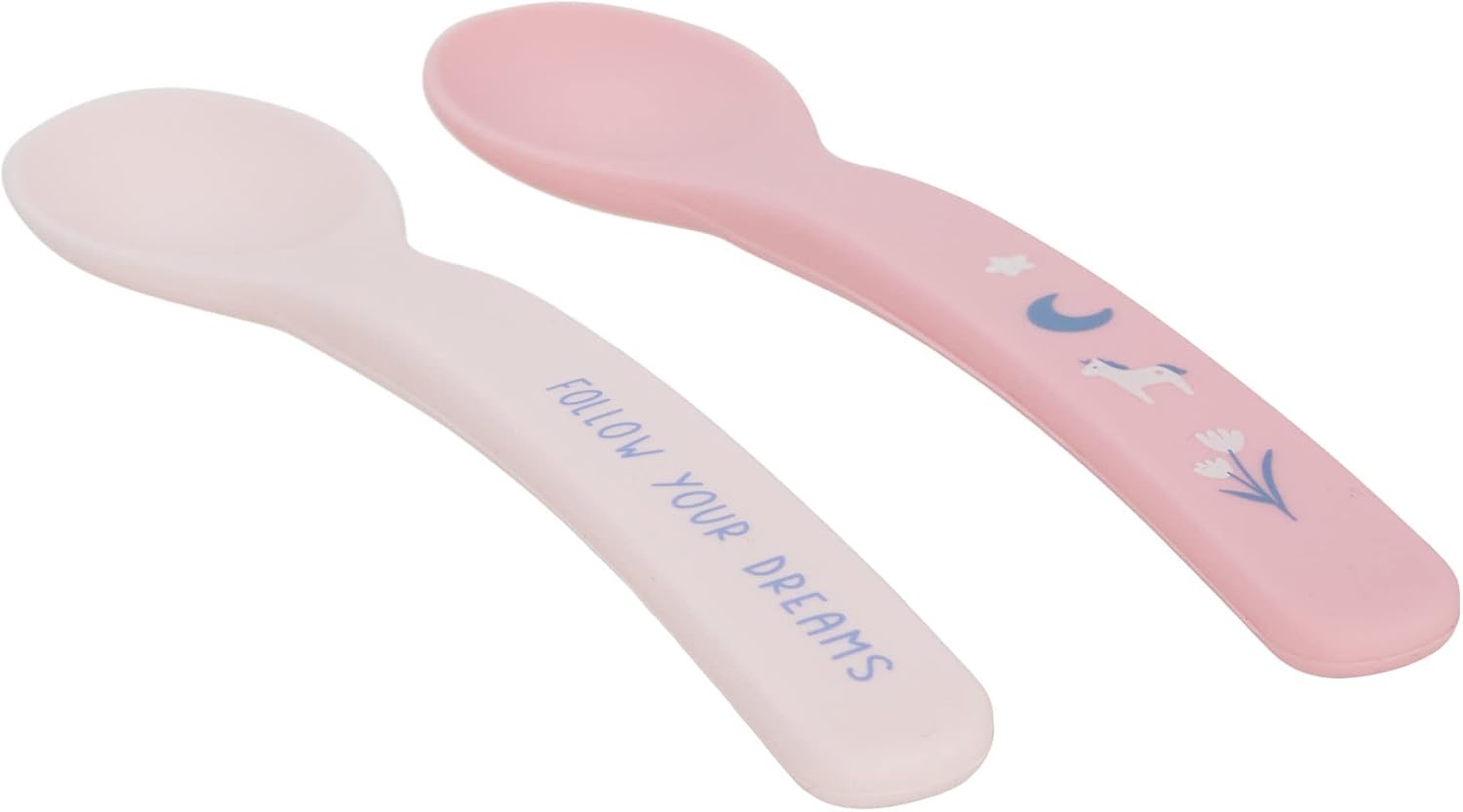 image:imageStephen Joseph Baby Silicone Spoon Set First Stage Feeding Spoons for Infants Spoon Set Encourages SelfFeeding Toddler Feeding Spoons DINOUNICORN