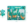 image:imageStephen Joseph Educational Puzzle with Canister 48Piece Animal Puzzle Learning Animal Puzzle for Kids Ages 3 4 5 Animal KingdomAnimal Kingdom