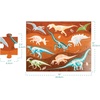 image:imageStephen Joseph Educational Puzzle with Canister 48Piece Animal Puzzle Learning Animal Puzzle for Kids Ages 3 4 5 Animal KingdomDinosaur Fossil