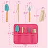 image:imageStephen Joseph Toddler Gardening Tool Set 5 PCS  Mini Shovel Seed Dibbler Mini Rake and Plant Markers with Roll Up Bag Kids Gardening Tools Best Outdoor Toys Gift for Boys and Girls Fruit