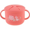 image:imageStephen Joseph Silicone Snack Cup Snack Cups for Babies and Toddlers Bunny MediumCoral Flower