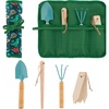 image:imageStephen Joseph Toddler Gardening Tool Set 5 PCS  Mini Shovel Seed Dibbler Mini Rake and Plant Markers with Roll Up Bag Kids Gardening Tools Best Outdoor Toys Gift for Boys and Girls Dino