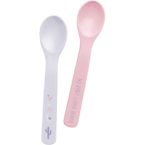 image:imageStephen Joseph Baby Silicone Spoon Set First Stage Feeding Spoons for Infants Spoon Set Encourages SelfFeeding Toddler Feeding Spoons DINOLLAMA