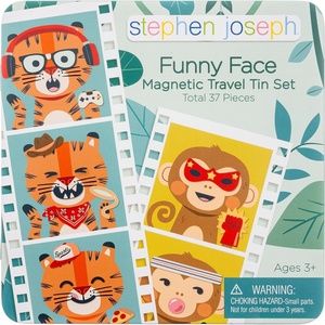 image:imageStephen Joseph Funny Faces Magnetic Toy for Kids Girl Travel Tin GameAnimal