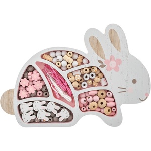 image:imageStephen Joseph Jewelry Making Kit for Kids White Unicorn Wooden Bead SetBunny