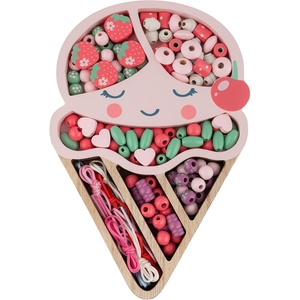 image:imageStephen Joseph Jewelry Making Kit for Kids White Unicorn Wooden Bead SetIce Cream
