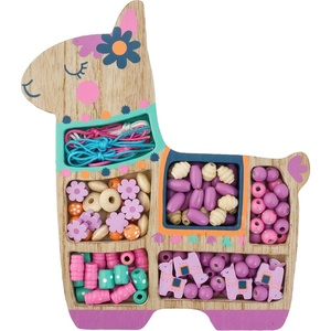 image:imageStephen Joseph Jewelry Making Kit for Kids White Unicorn Wooden Bead SetLlama