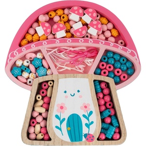 image:imageStephen Joseph Jewelry Making Kit for Kids White Unicorn Wooden Bead SetMushroom