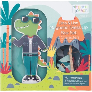 image:imageStephen Joseph Magnetic Dress UP Doll Shark and GatorDino and Lion