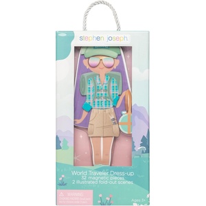 image:imageStephen Joseph Magnetic Dress Up Doll for Kids Fairytale Pretend Play SetWorld Traveler