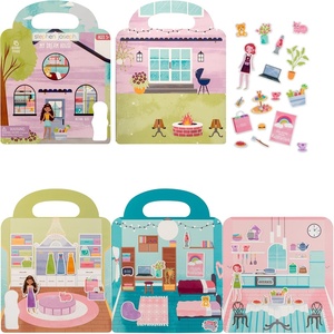image:imageStephen Joseph Reusable Sticker Book for Kids City 30 Sticker Play SetDream House