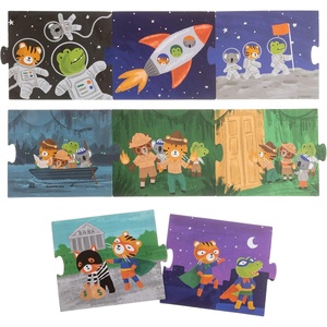image:imageStephen Joseph Story Book Puzzle Large Floor Puzzle for Kids 20 Pieces  8 feet LongBoy