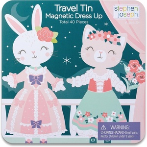 image:imageStephen Joseph Travel TIN Magnetic Dress UP Bunny and CATBunny and Cat