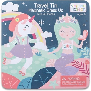 image:imageStephen Joseph Travel TIN Magnetic Dress UP Bunny and CATUnicorn and Mermaid