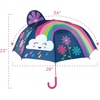 image:imageStephen Joseph 3D Pop Up Kids Umbrella Cute Animals amp Toddler Rain Umbrella Lightweight Easy Grip Handle for Boys Girls Ages 38Rainbow