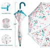 image:imageStephen Joseph Clear Color Changing Bubble Umbrella Kids Toddler Umbrella with Dome CanopyMermaid