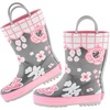 image:imageStephen Joseph Girls RainbootsCharcoal Floral