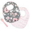 image:imageStephen Joseph Muslin BIB Sets DinoCharcoal Flower