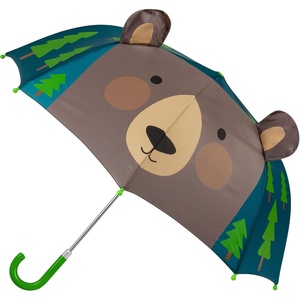 image:imageStephen Joseph 3D Pop Up Kids Umbrella Cute Animals amp Toddler Rain Umbrella Lightweight Easy Grip Handle for Boys Girls Ages 38Bear