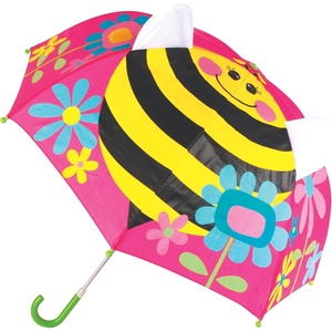 image:imageStephen Joseph 3D Pop Up Kids Umbrella Cute Animals amp Toddler Rain Umbrella Lightweight Easy Grip Handle for Boys Girls Ages 38Bee