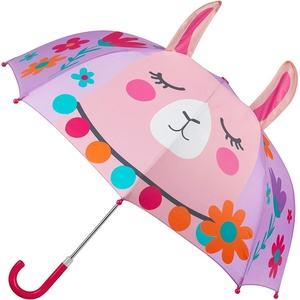 image:imageStephen Joseph 3D Pop Up Kids Umbrella Cute Animals amp Toddler Rain Umbrella Lightweight Easy Grip Handle for Boys Girls Ages 38Llama