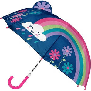 image:imageStephen Joseph 3D Pop Up Kids Umbrella Cute Animals amp Toddler Rain Umbrella Lightweight Easy Grip Handle for Boys Girls Ages 38Rainbow