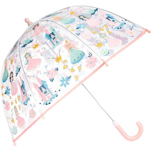 image:imageStephen Joseph Clear Color Changing Bubble Umbrella Kids Toddler Umbrella with Dome CanopyPrincess