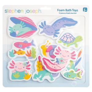 image:imageStephen Joseph Floating Foam Bath Character 10Piece Toy Set Princess SJ1148 SmallAxolotl
