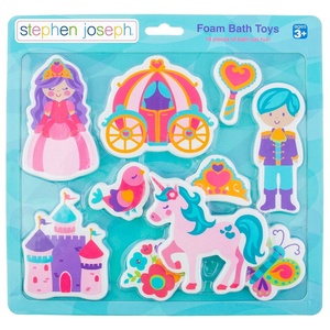 image:imageStephen Joseph Floating Foam Bath Character 10Piece Toy Set Princess SJ1148 SmallPrincess