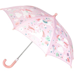 image:imageStephen Joseph Kids Color Changing Wet Dry Umbrella Water reacting Pinch Free Umbrellas for Rain Childrens Umbrella BUTTERFLY 23X29UNICORN