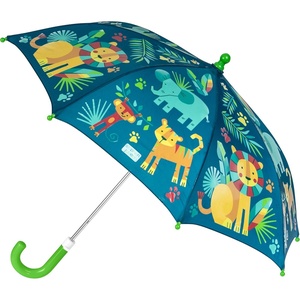 image:imageStephen Joseph Kids Color Changing Wet Dry Umbrella Water reacting Pinch Free Umbrellas for Rain Childrens Umbrella BUTTERFLY 23X29ZOO