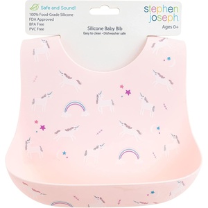 image:imageStephen Joseph Silicone Bib One Size UNICORN