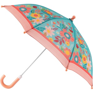 image:imageStephen Joseph Toddler and Little Kid Umbrella with Pinch Free Closure and Colorful DesignTurquoise Floral