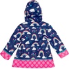 image:imageStephen Joseph Girls Raincoat Waterproof Jacket Cotton Lined Hooded Outerwear for School Travel Sizes 2T78Rainbow