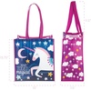 image:imageStephen Joseph Large Recycled Gift Bag with Handles Kids Reusable Birthday Party Gift Bag Shopping BagUnicorn
