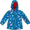 image:imageStephen Joseph Boy Raincoat Waterproof Jacket Cotton Lined Hooded Outerwear for School Travel Sizes 2T78Space
