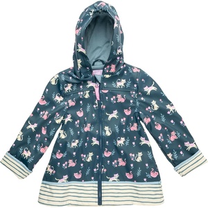 image:imageStephen Joseph Girls Raincoat Waterproof Jacket Cotton Lined Hooded Outerwear for School Travel Sizes 2T78Cats