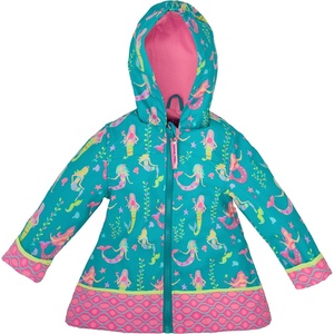 image:imageStephen Joseph Girls Raincoat Waterproof Jacket Cotton Lined Hooded Outerwear for School Travel Sizes 2T78Mermaid