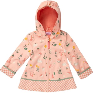 image:imageStephen Joseph Girls Raincoat Waterproof Jacket Cotton Lined Hooded Outerwear for School Travel Sizes 2T78Strawberry