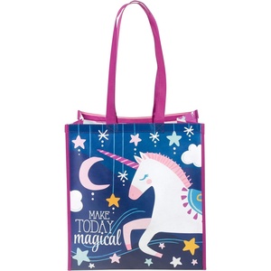 image:imageStephen Joseph Large Recycled Gift Bag with Handles Kids Reusable Birthday Party Gift Bag Shopping BagUnicorn