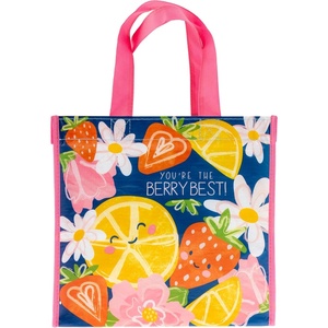 image:imageStephen Joseph Medium Recycled Gift Bag with Handles Kids Reusable Birthday Party Gift Bag Shopping BagFruit