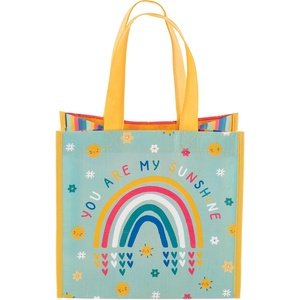 image:imageStephen Joseph Medium Recycled Gift Bag with Handles Kids Reusable Birthday Party Gift Bag Shopping BagYou Are My Sunshine